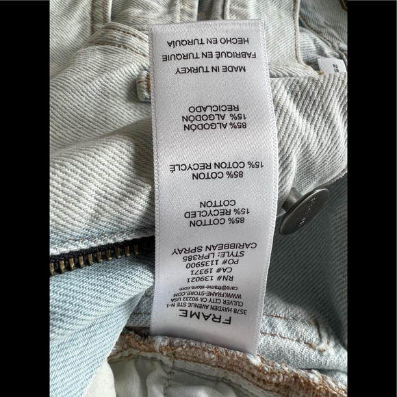 Frame Blue Paint “Le Piper” Jeans - Picture 7 of 8